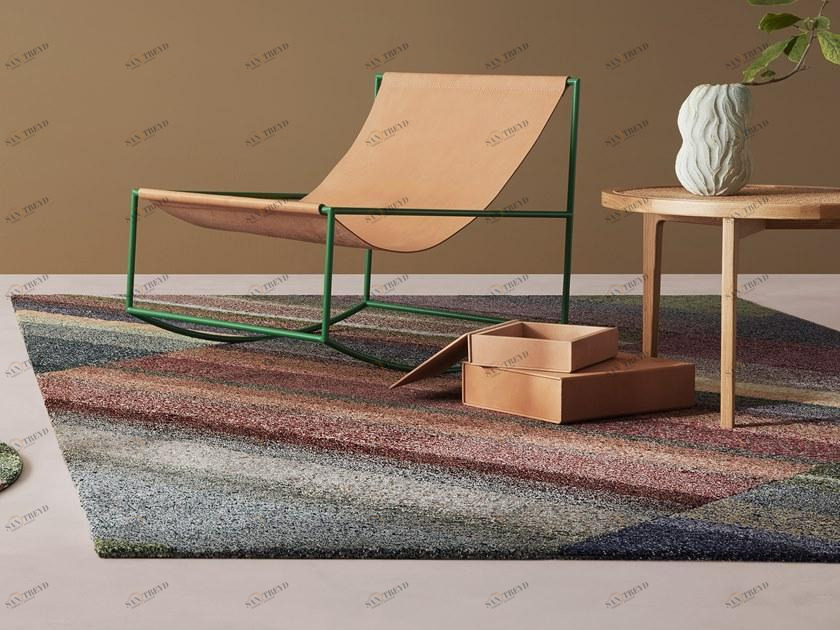 Kasthall Прямоугольный шерстяной коврик ручной работы Flourish sun-id-1457229