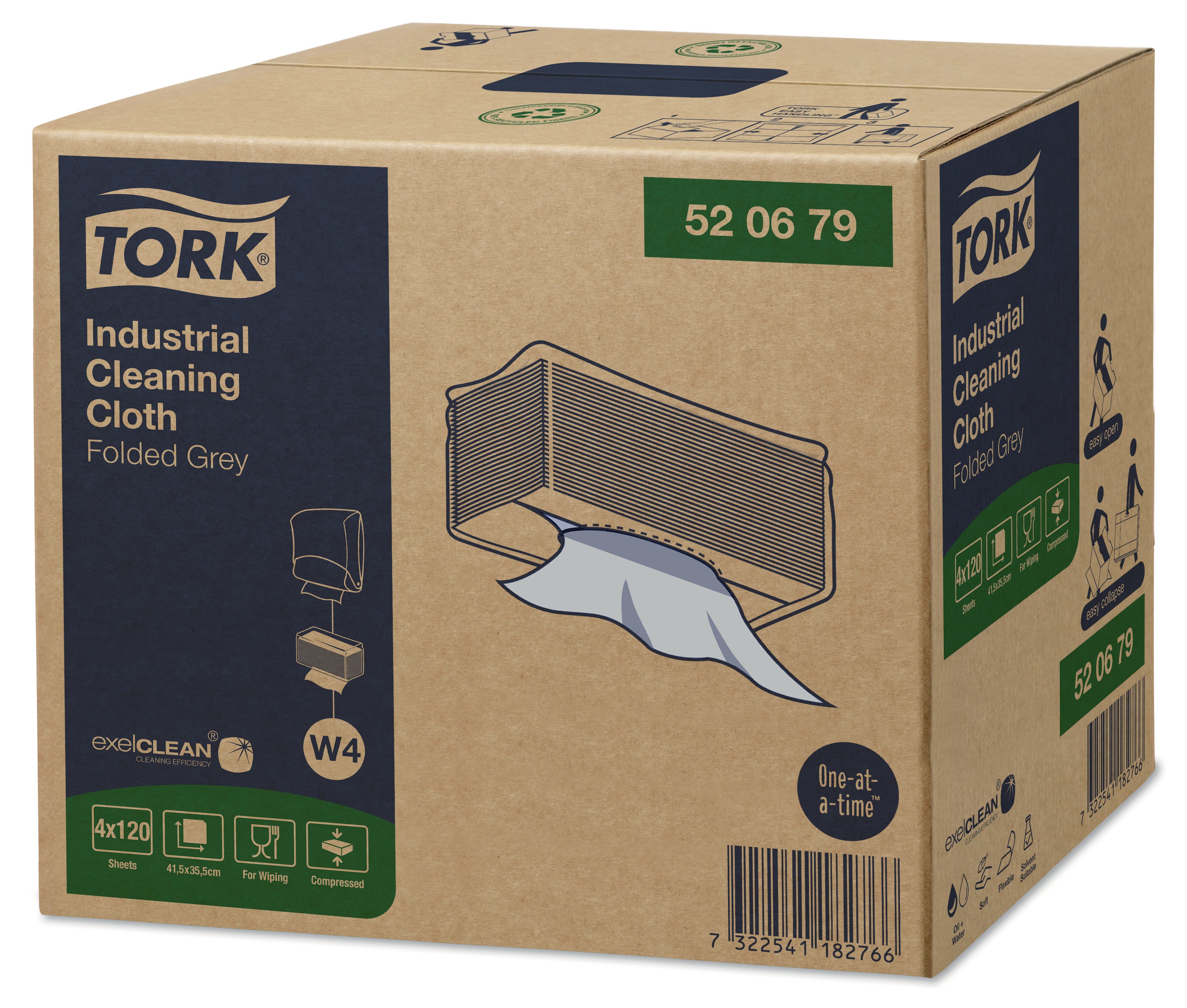 52067900 Салфетка нетканая для очистки от промышленных загрязнений Tork  - Вид №2