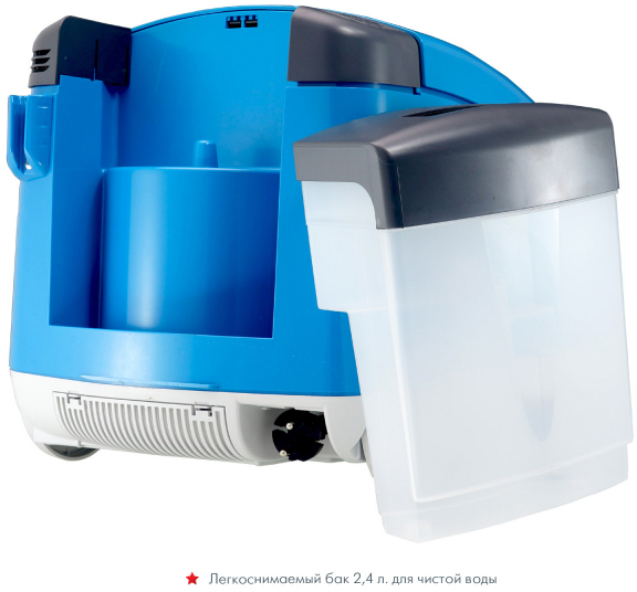 TWIN T1 AQUAFILTER Пылесос / 1600 вт, контейнер-аквафильтр, влажная уборка да, синий/серый Thomas  - Вид №8
