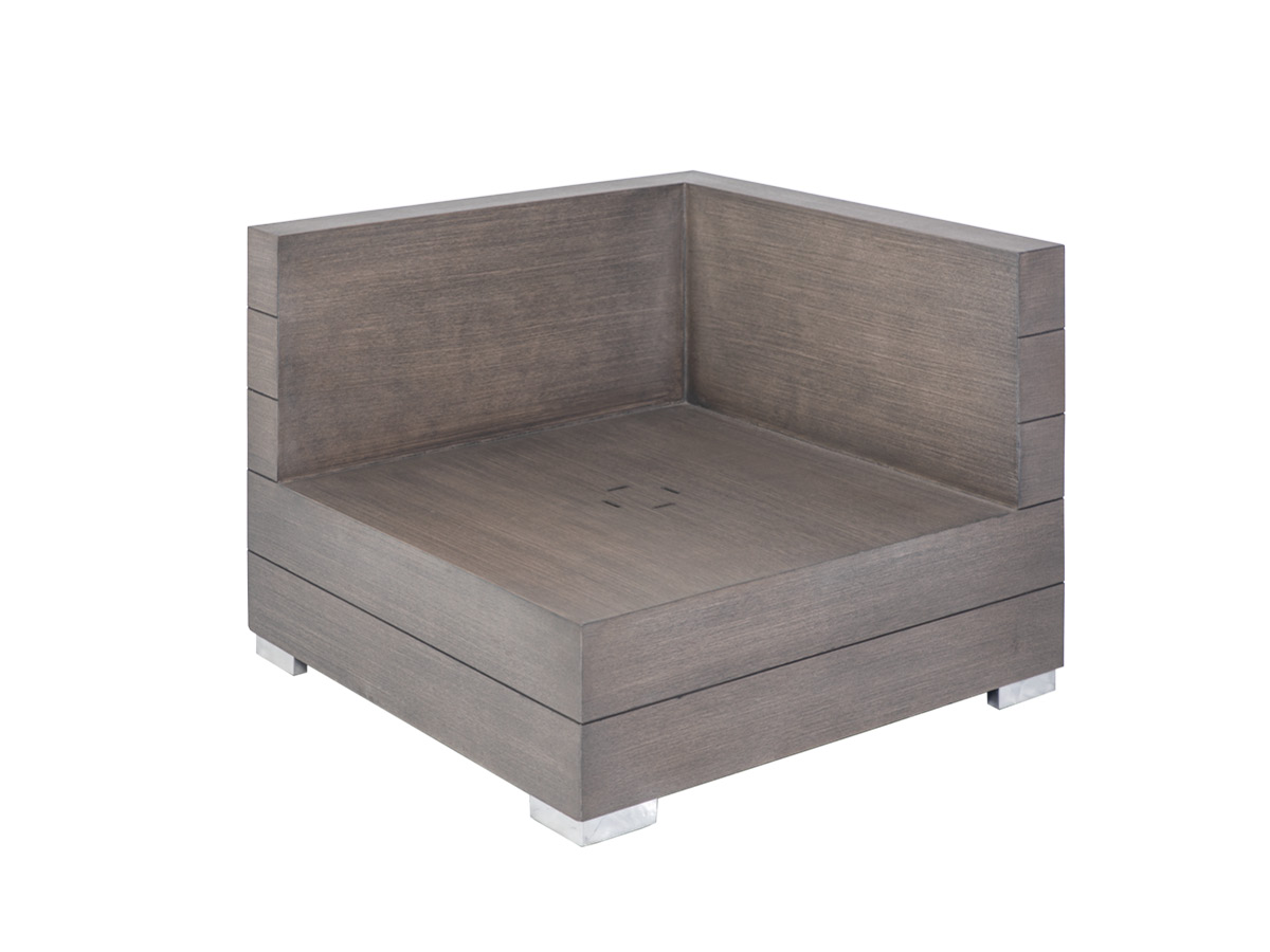 72.00.0581 Серый угловой модуль Long Island Stone Mbm