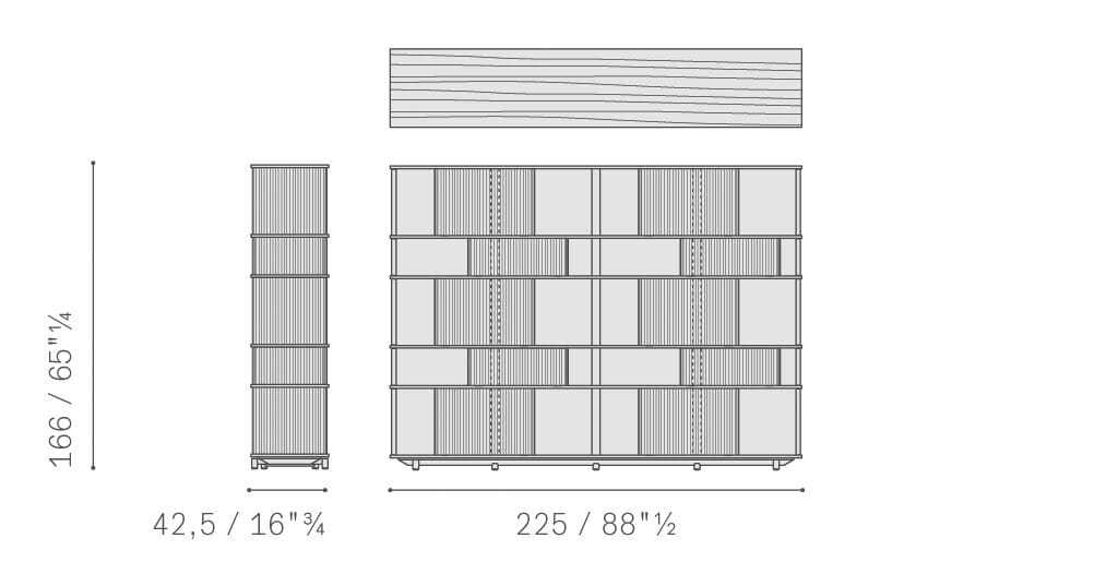 Книжный шкаф из дуба Poltrona Frau коллекция-мебель и аксессуары ARCH-00097975 - Вид №12