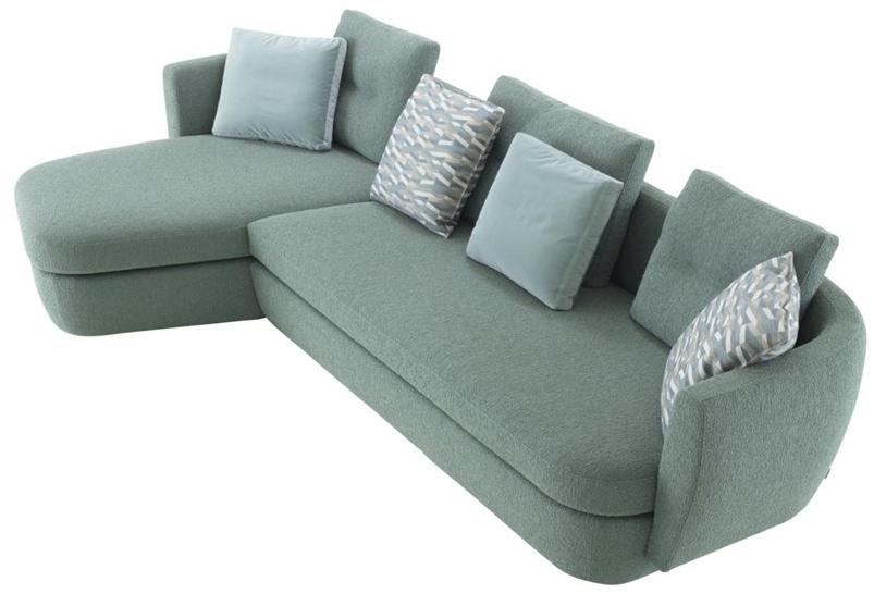 Ligne Roset 3-х местный тканевый диван с шезлонгом Ipanema 18023405 - Вид №1