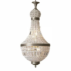 Подвесной светильник French Empire 11L от Delight Collection 8980-11В DELIGHT COLLECTION ДИЗАЙНЕРСКИЕ 243716 Прозрачный;латунь