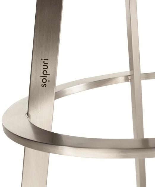 solpuri Высокий табурет из нержавеющей стали и дерева Yix sun-id-1427206 - Вид №3