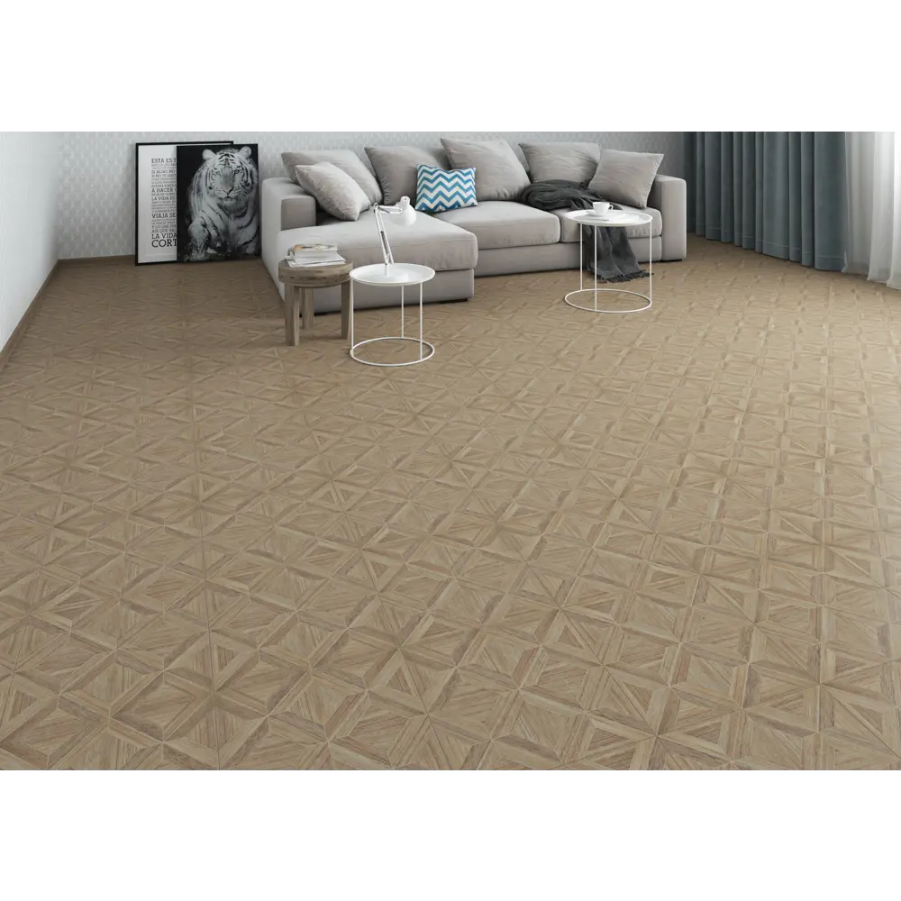 Керамогранит Шахтинская плитка Мидлтаун 40x40 см 1.6 м² матовый цвет бежевый STLM-2161202 - Вид №3