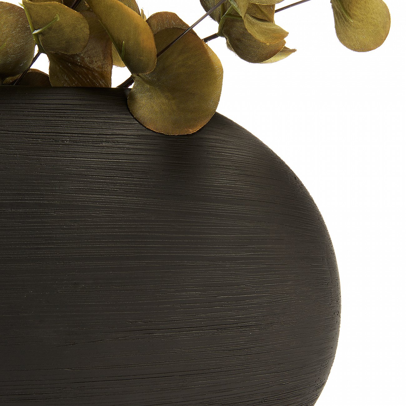 Ваза керамическая черная Loana от La Forma LA FORMA - 343165 Черный  - Вид №1