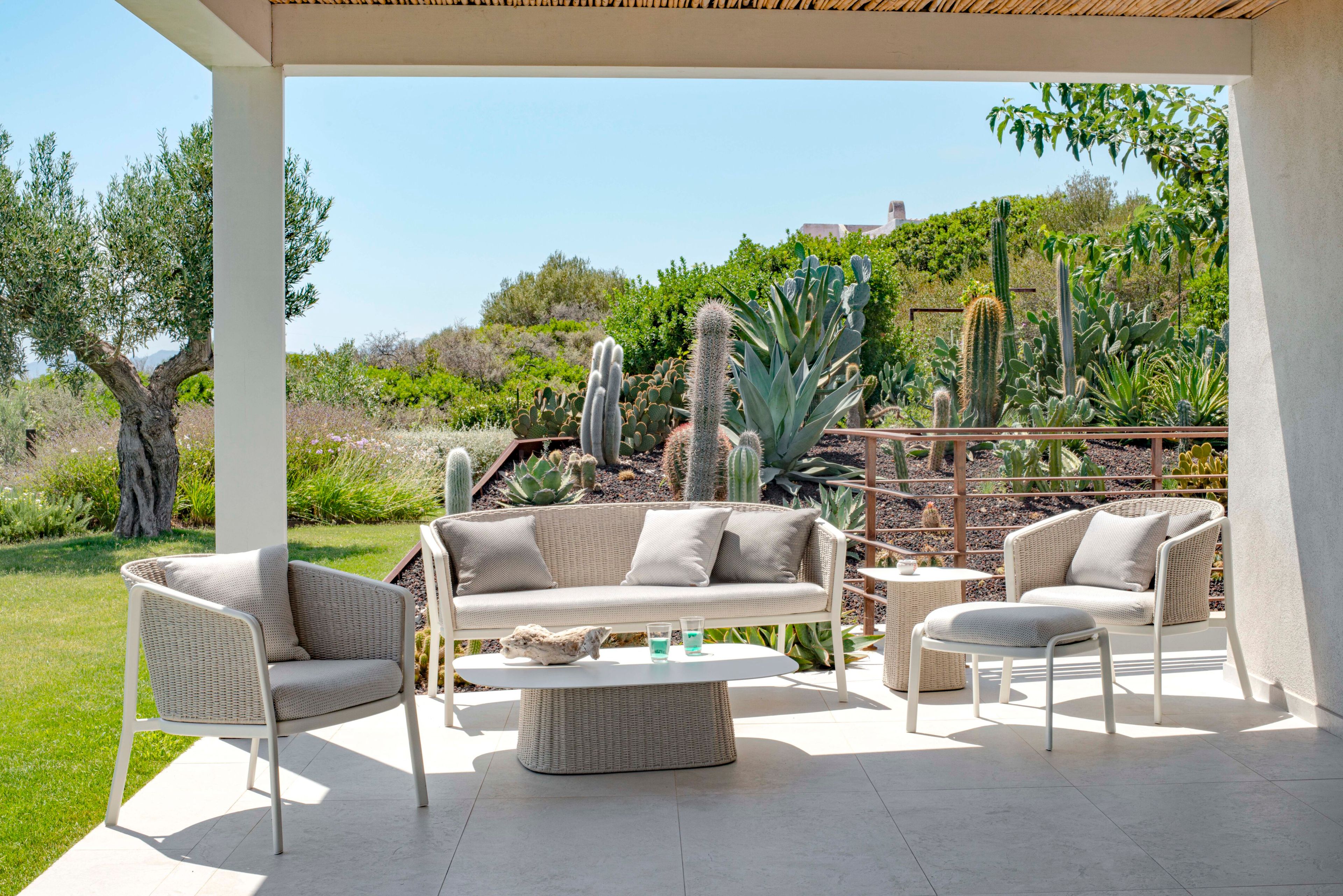 2-местный садовый диван из алюминия и синтетической веревки emu ARCH-00122261 - Вид №3