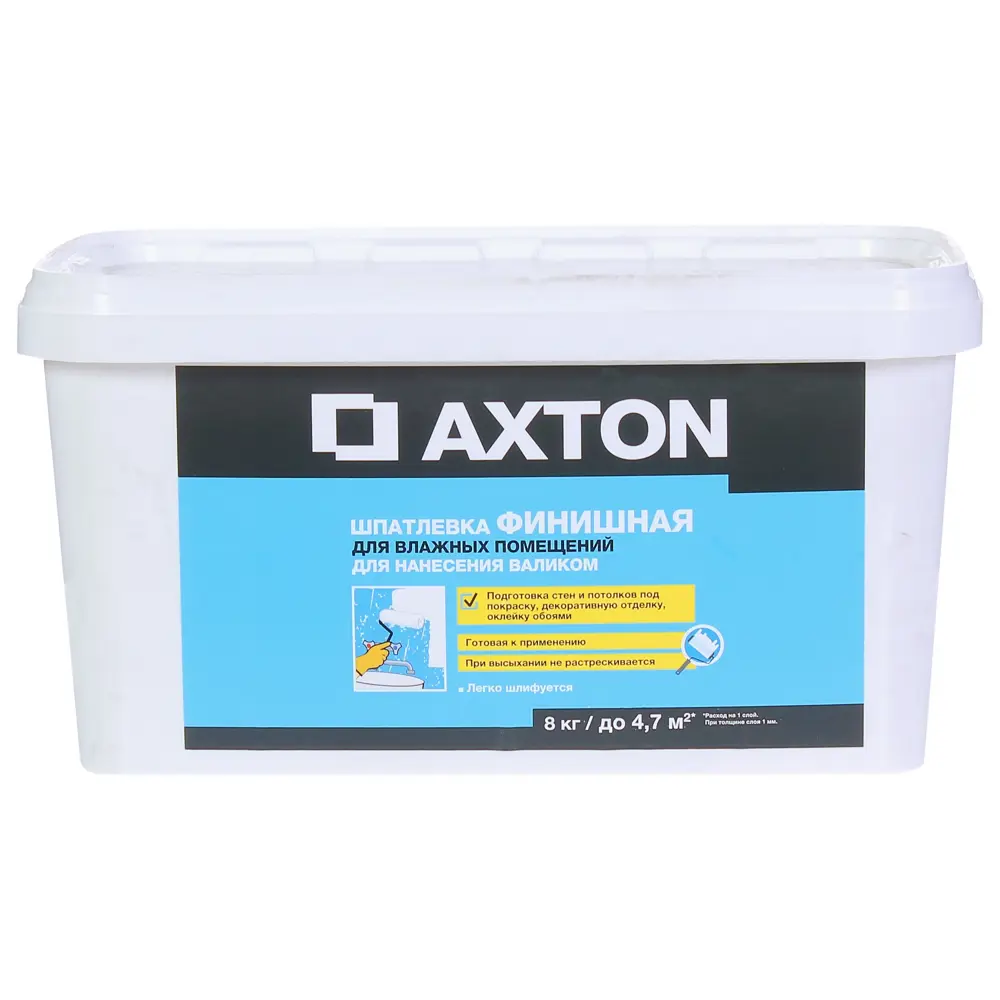 Шпатлевка финишная Axton для влажных помещений 8кг 81951459 STLM-2083009 