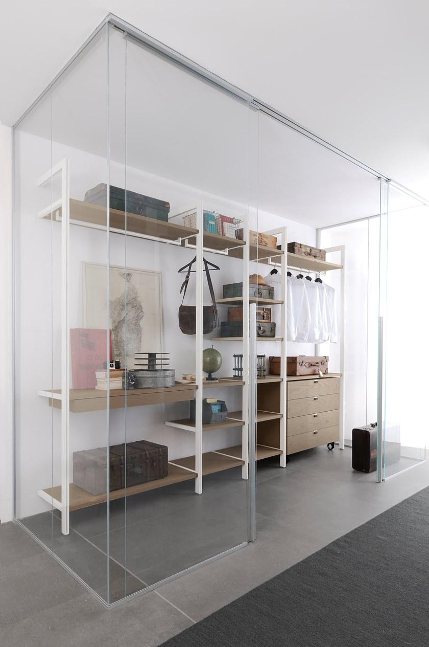 ALBED Модульная гардеробная из дерева и стекла Solo sun-id-1363816 - Вид №4