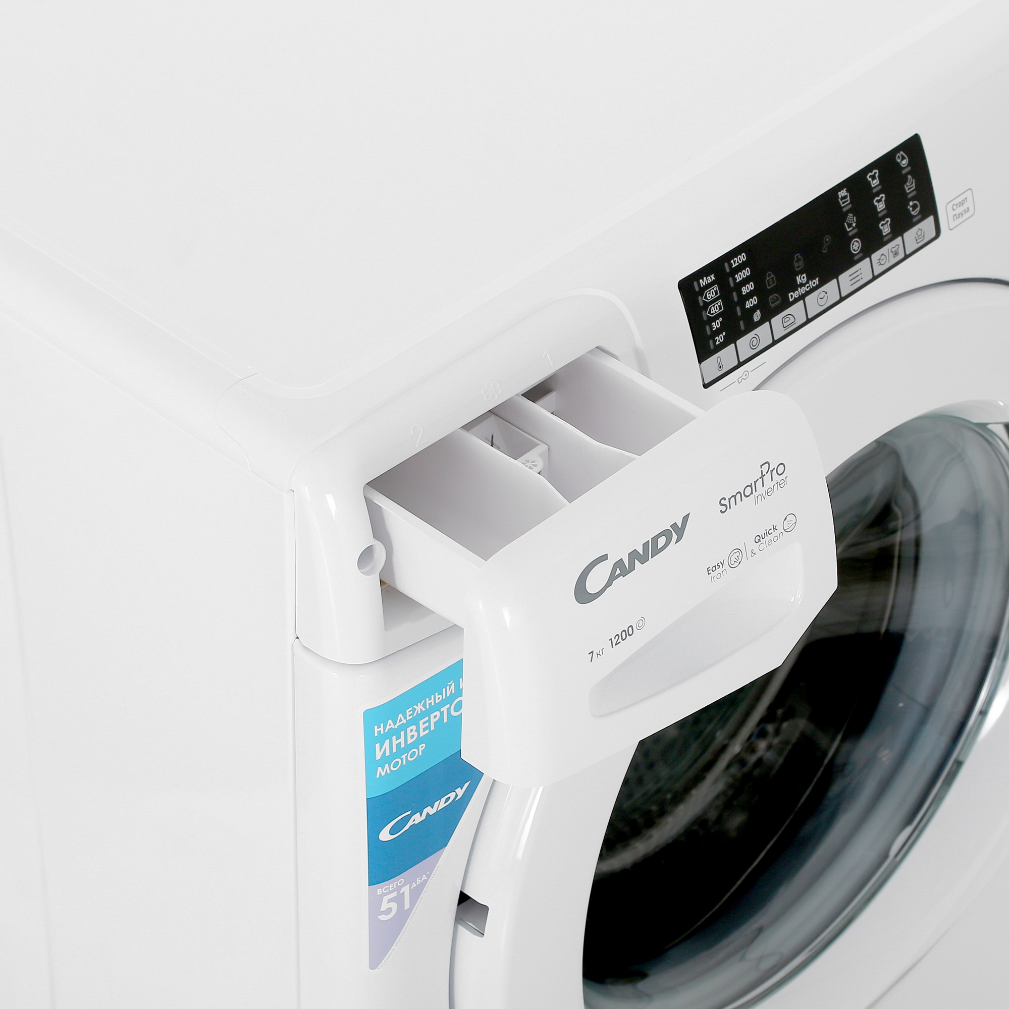 9074333 Стиральная машина Candy Smart Pro Inverter CSO4 276TWM-07 белый STDN-0027129 - Вид №8