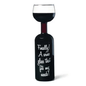 Бокал бутылка 750 мл wine bottle glass BIGMOUTH ДИЗАЙНЕРСКИЕ 00-3862991 Прозрачный