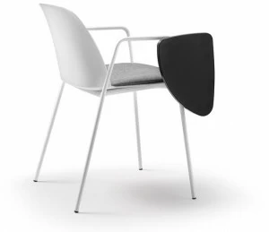 Quinti Sedute Стул для конференций с подлокотниками с клапаном Deep plastic
