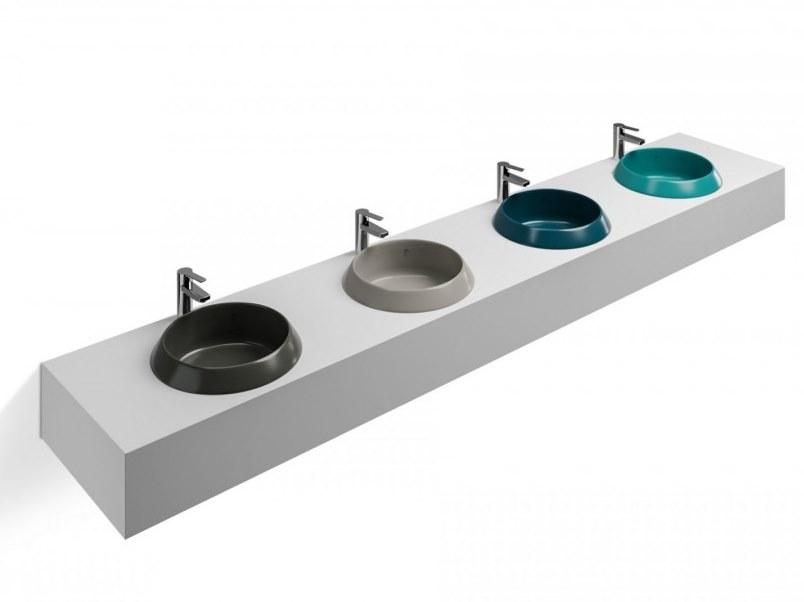 Накладная раковина под столешницу  овальная GES Group sun-id-1393343 - Вид №2