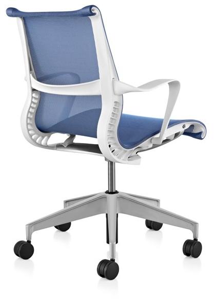Herman Miller Эргономичное вращающееся офисное кресло из ткани с подлокотниками Setu sun-id-1496901 - Вид №2