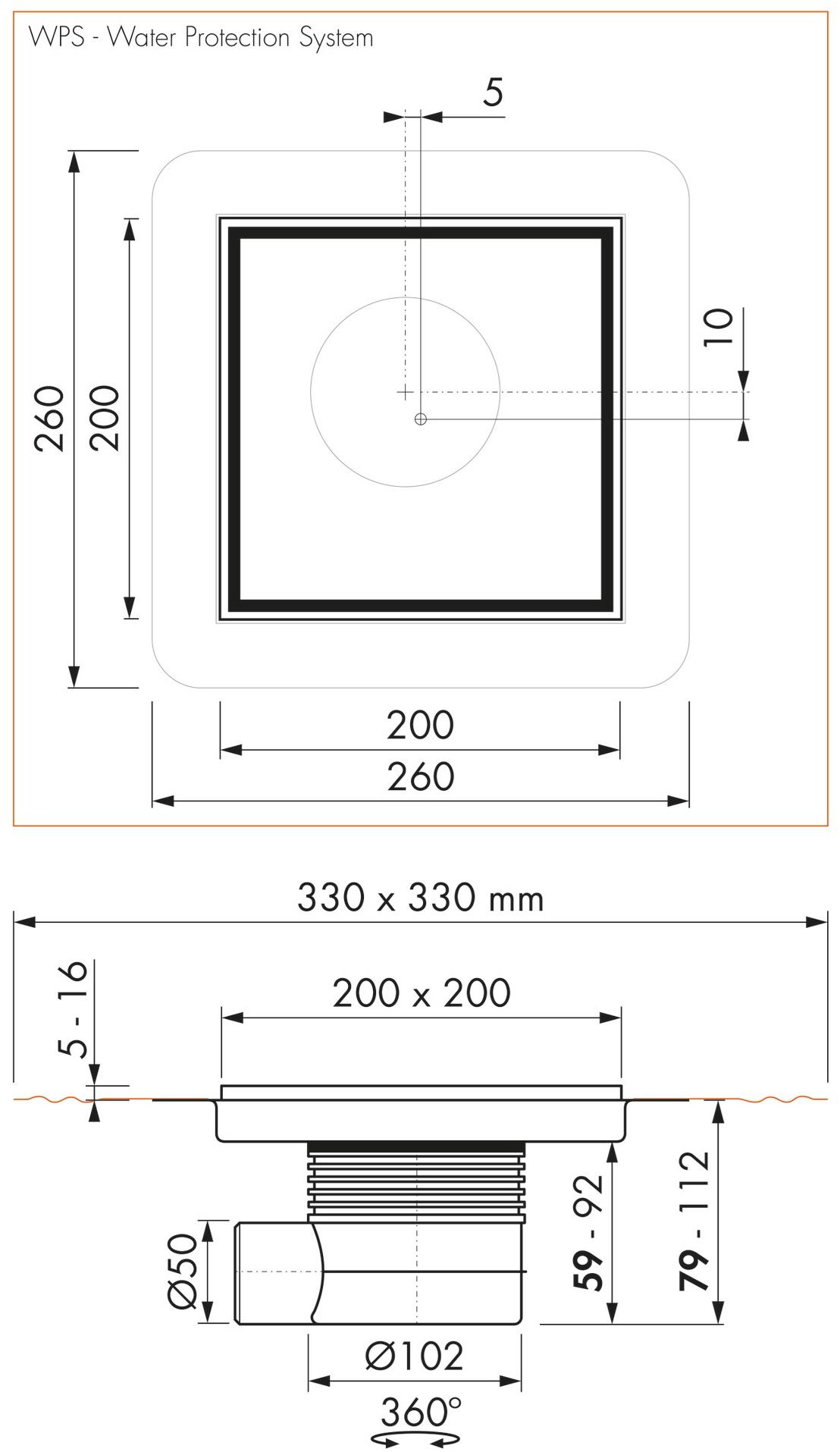 ESS Easy Drain Трап для душа из стали и стекла Aqua jewels sun-id-1497080 - Вид №7