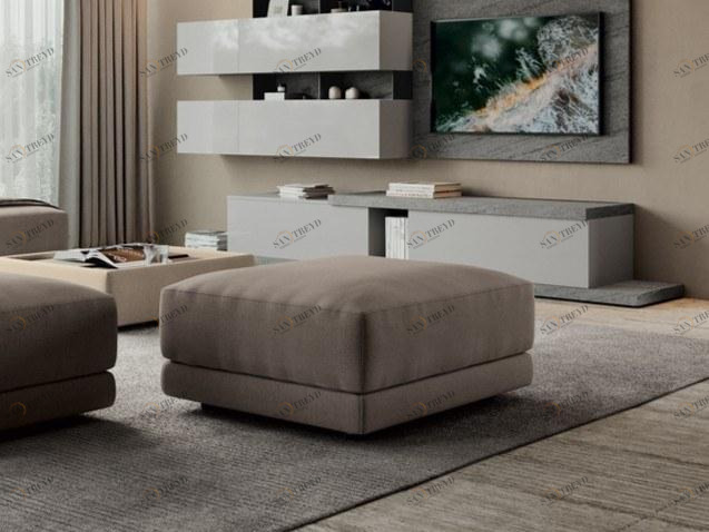 Febal Casa Квадратный пуф из ткани Softcase sun-id-1399684