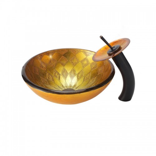 U-GV691-19mm-KGW1700 Накладная раковина на столешницу  прямоугольная Krausru  - Вид №4