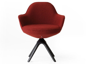 Тканевое кресло с подлокотниками