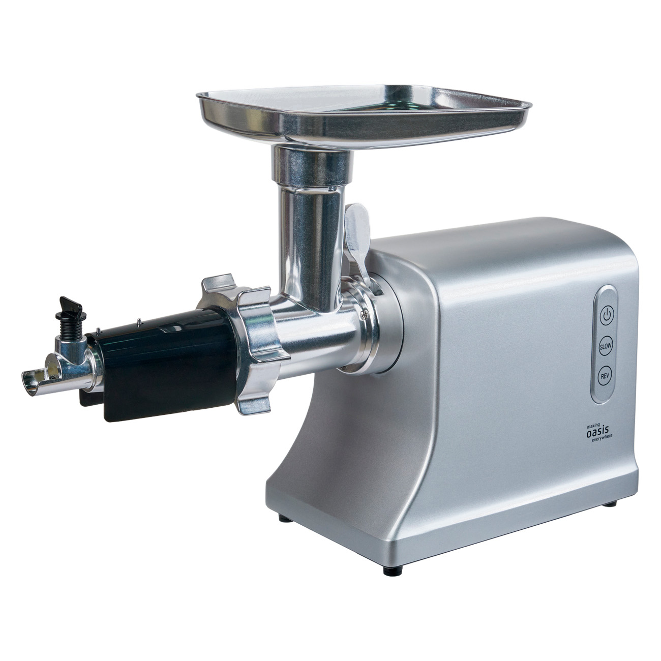 9161278 Мясорубка электрическая Oasis MG-DM3 серый STDN-0023025 - Вид №3