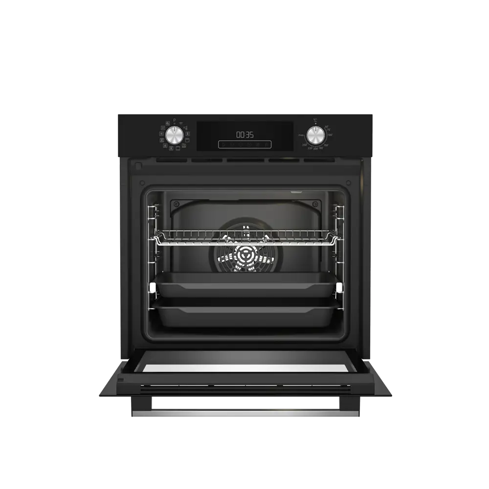 Встраиваемый духовой шкаф Hotpoint HFE9 1231 JSH BL 60x60x57 см цвет черный STLM-2147166 - Вид №2