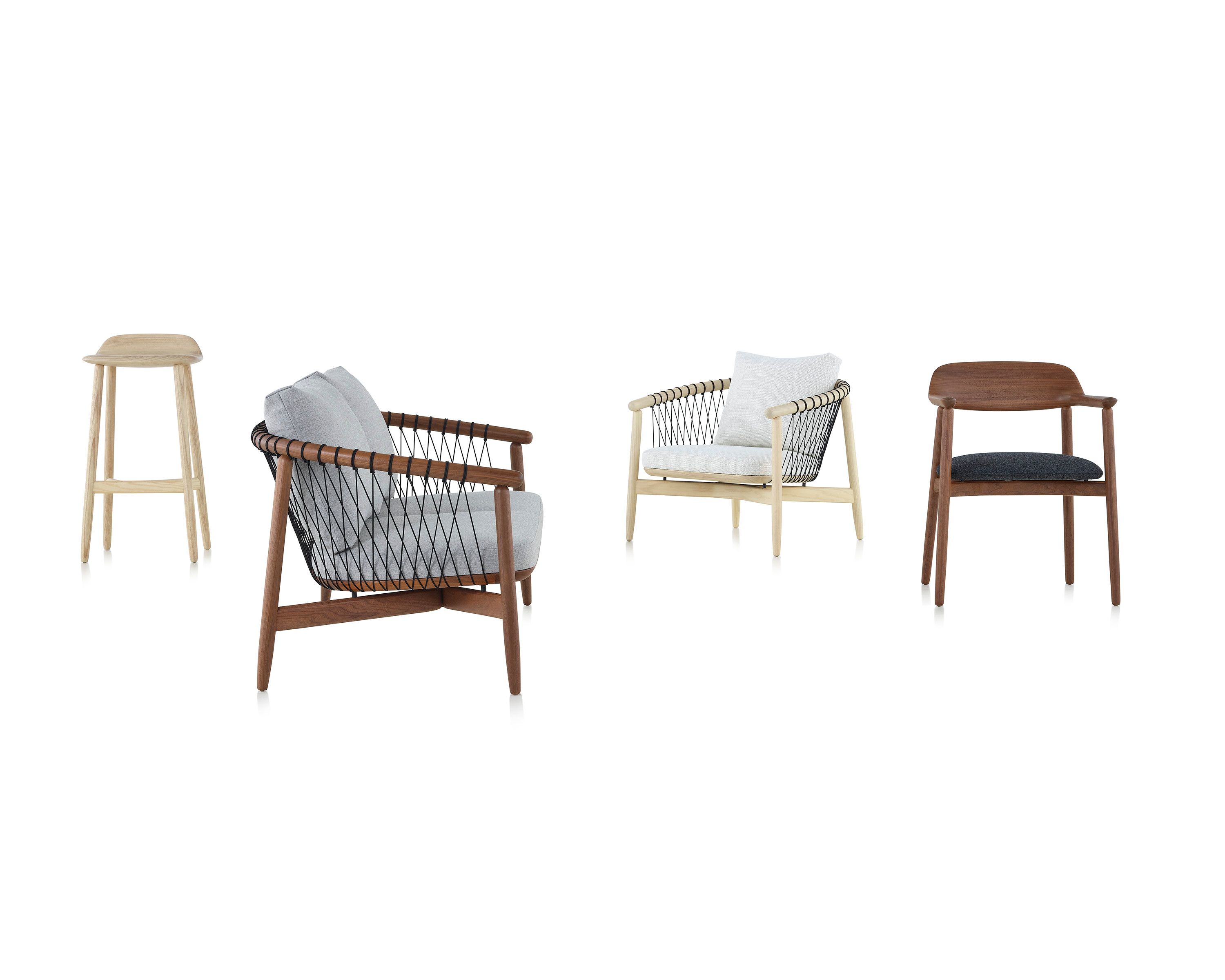 Деревянный табурет Herman Miller Crosshatch ARCH-00123360 - Вид №9