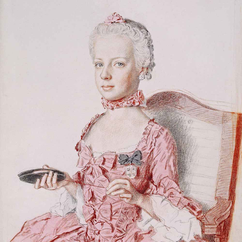 2719067 Арт-подушка «Музейный экспонат», версия 35 «Мария-Антуанетта в девичестве» Object Desire  - Вид №7