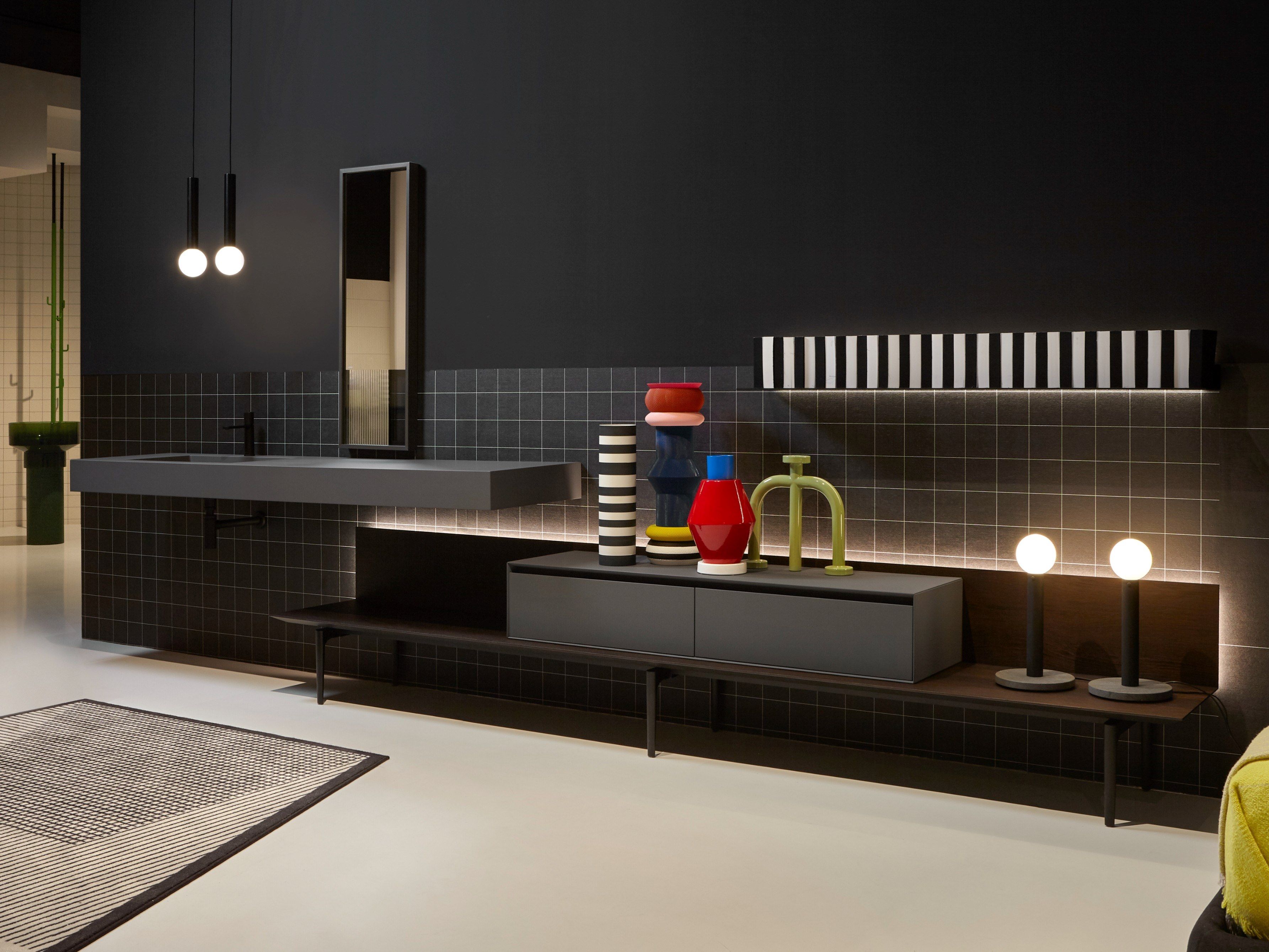 Секционная напольная раковина с ящиками Antoniolupi ALA ARCH-00014156