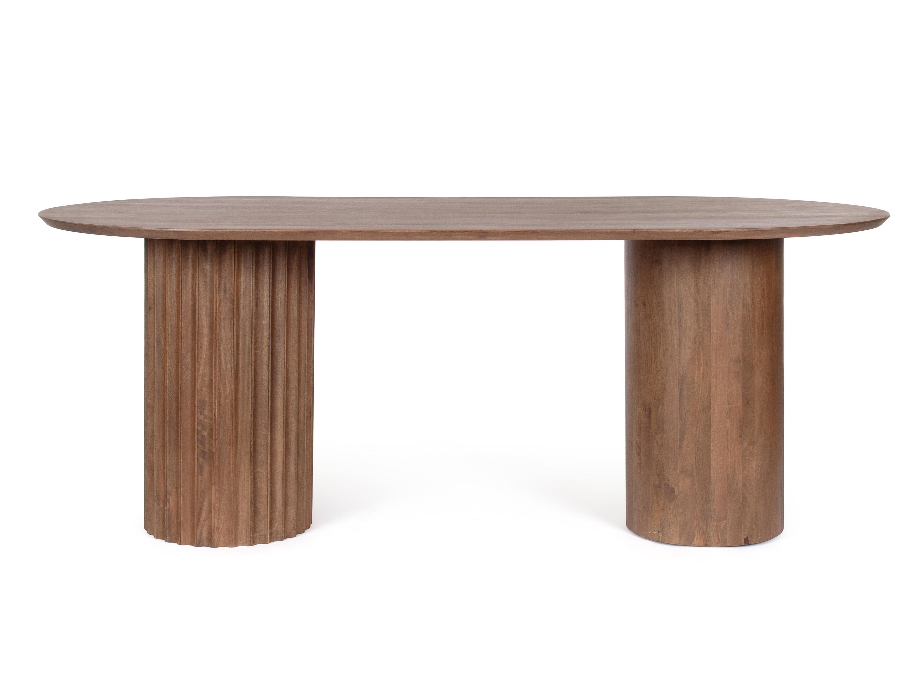 Овальный обеденный стол из манго BIZZOTTO Орисса ARCH-00126798 - Вид №1