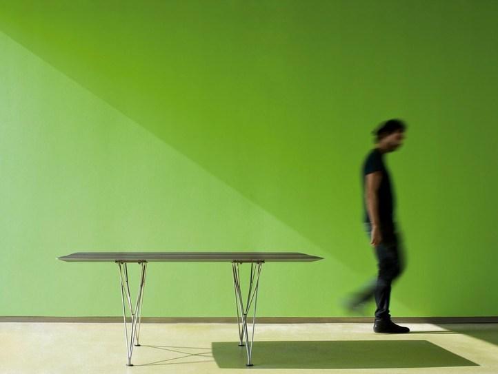 BD Barcelona Design Прямоугольный обеденный стол из алюминия Extrusions sun-id-1351455 - Вид №2