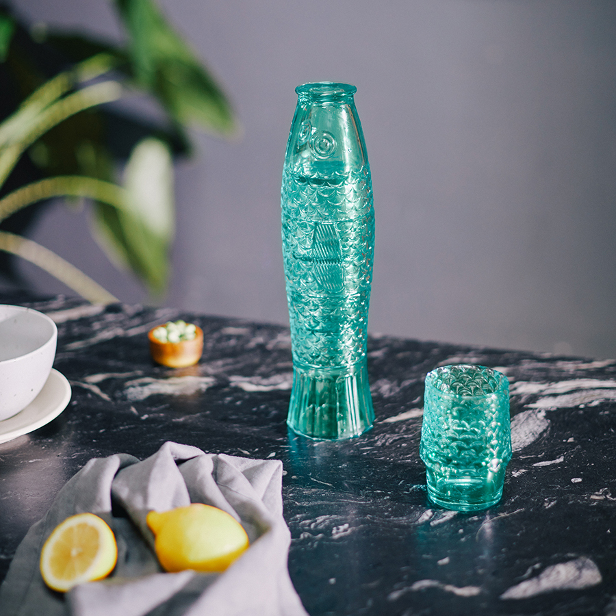 DYKOIFIMI Набор подарочный из 4-х стаканов koifish, мятный Doiy  - Вид №1