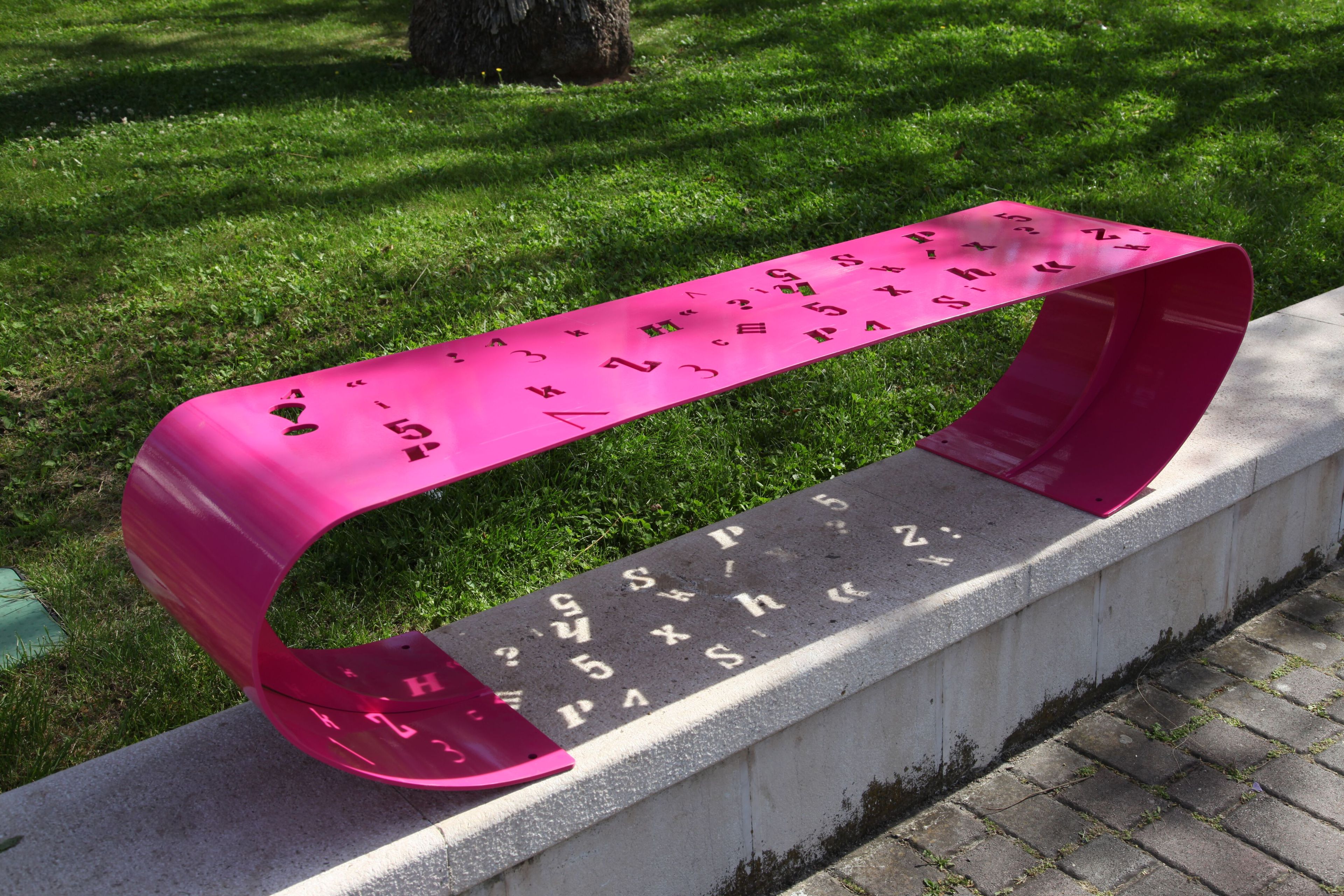 Стальная скамья без спинки CITYSì Alfa ARCH-00006637 - Вид №10