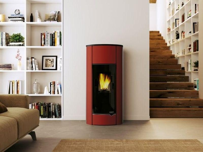 PALAZZETTI Пеллетная печь из стали и стекла класса а ++ sun-id-1408747 - Вид №4