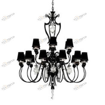Люстра 9242-55 от Schonbek черная SCHONBEK ДИЗАЙНЕРСКИЕ 246661 Черный 