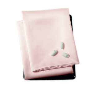 Наволочка princess46rose, 60x40 см, шелк, 1шт, цвет светло-розовый SILK MANUFACTURE