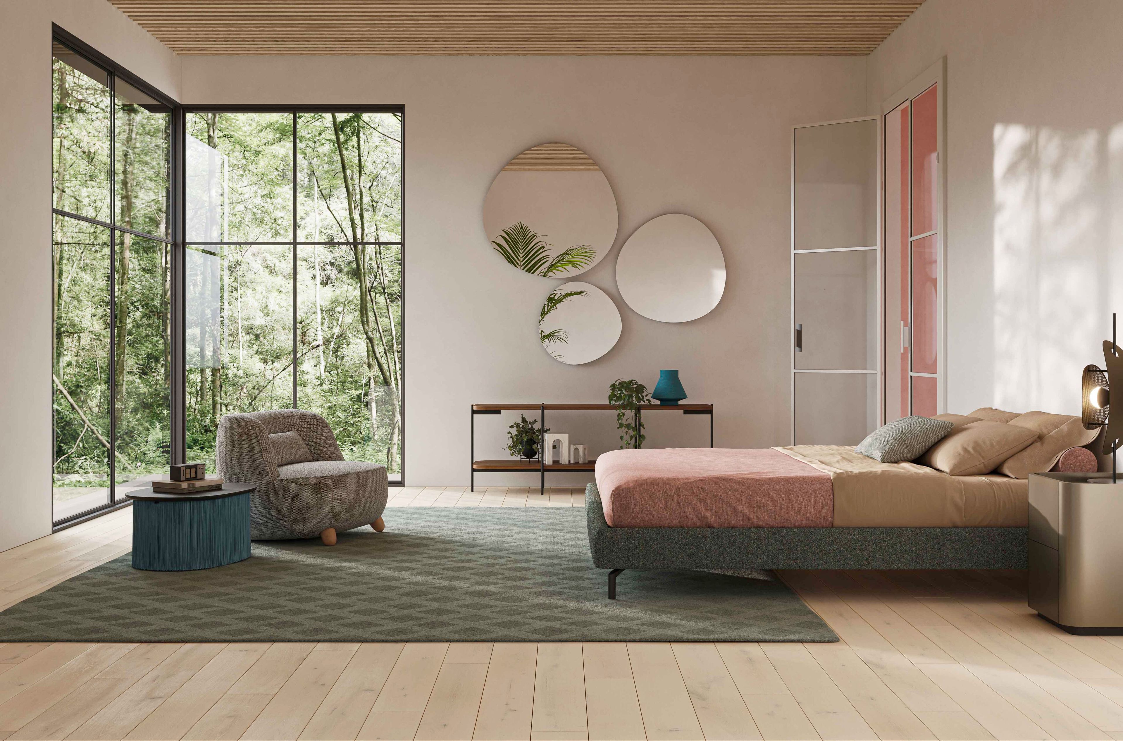 Мягкая кровать из ткани Liu Jo Living Collection SOMMIER UP ARCH-00106174 - Вид №3