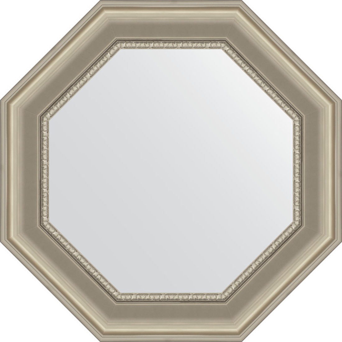 BY 7346 Зеркало в багетной раме - хамелеон 88 mm EVOFORM Octagon