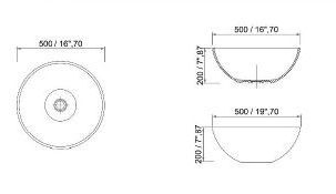 46667 Накладная раковина на столешницу  овальная Dimasi  - Вид №1