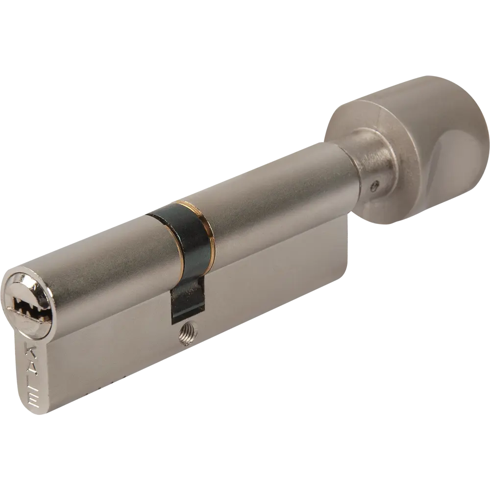 Цилиндр Kale Kilit 164 OBS 35x45 мм ключ/вертушка цвет никель 84240417 STLM-2196241