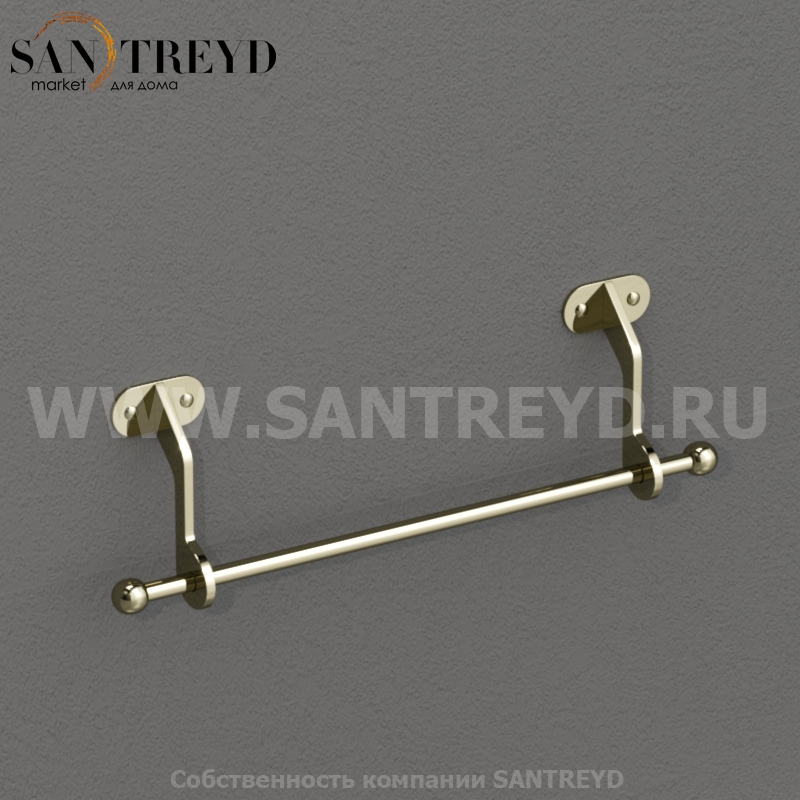 741591 Полотенцедержатель 40 см, цвет Золотистый Kerasan ACCESSORIES Италия 