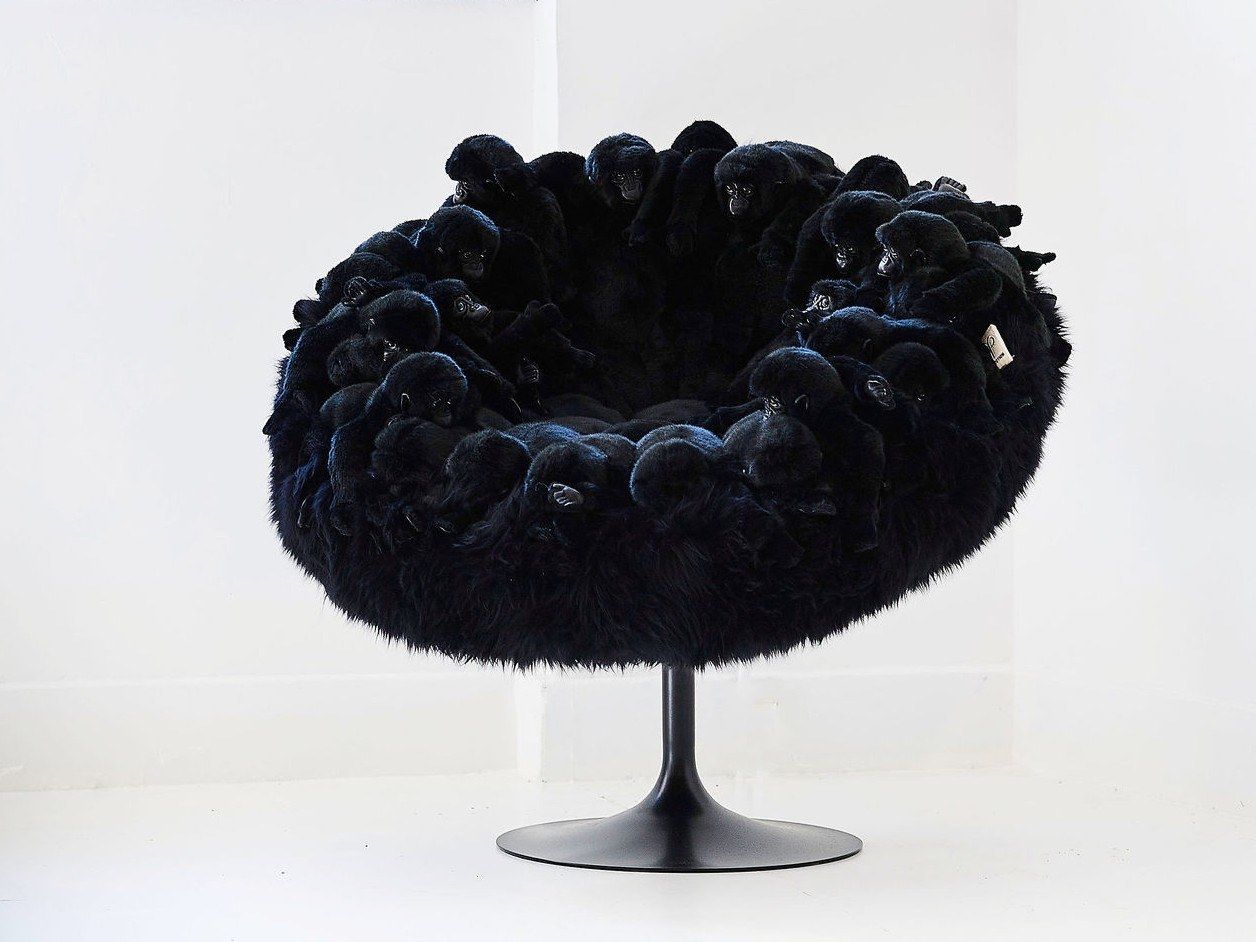 Стул из полиэстера APCOLLECTION Gare au Gorille ARCH-00115984