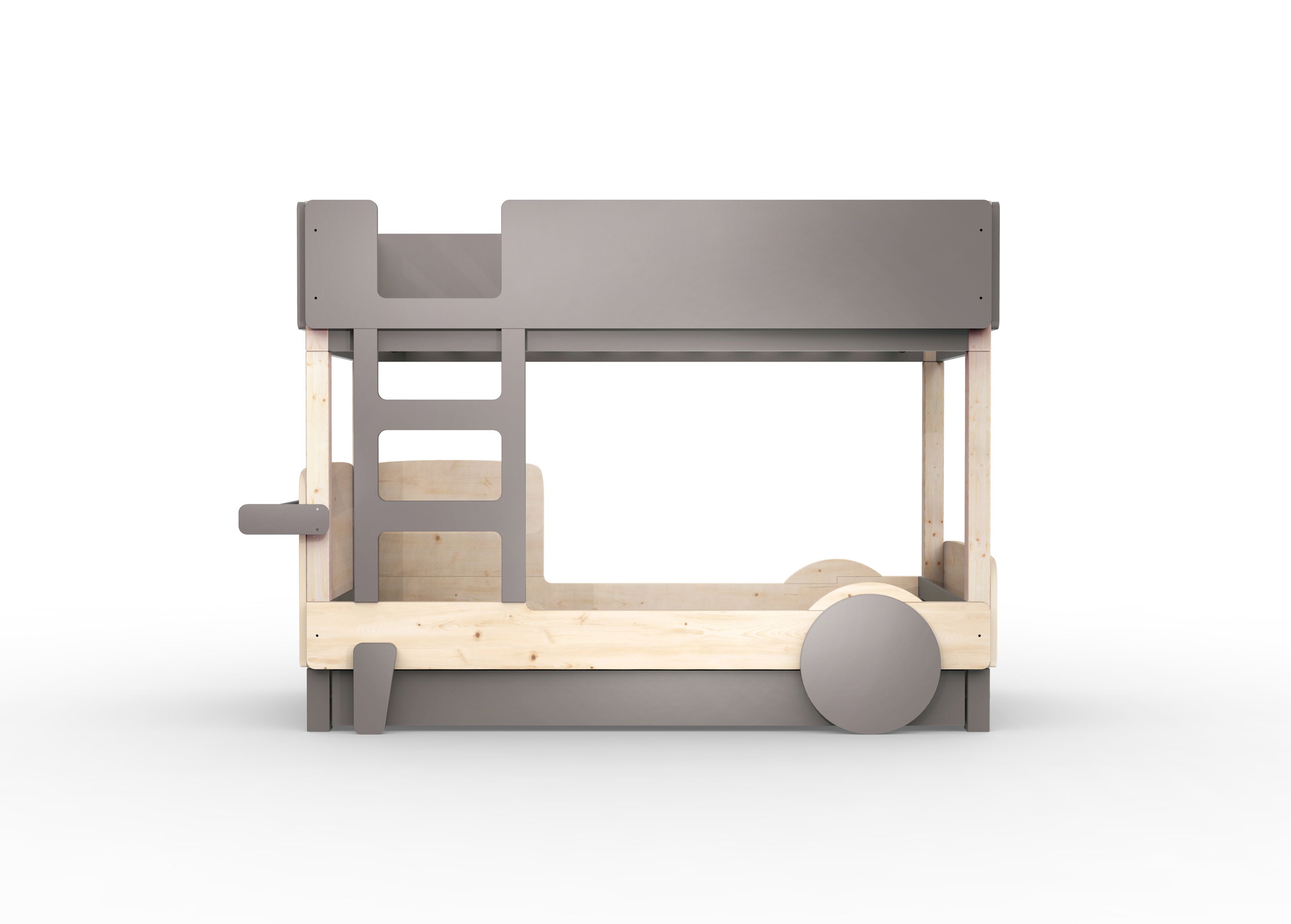 Деревянная двухъярусная кровать с выдвижной кроватью Mathy by Bols ARCH-00048116 - Вид №20