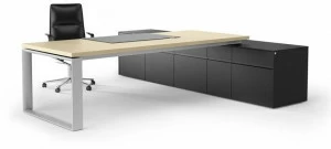 RENZ Прямоугольный письменный стол из дерева Sono