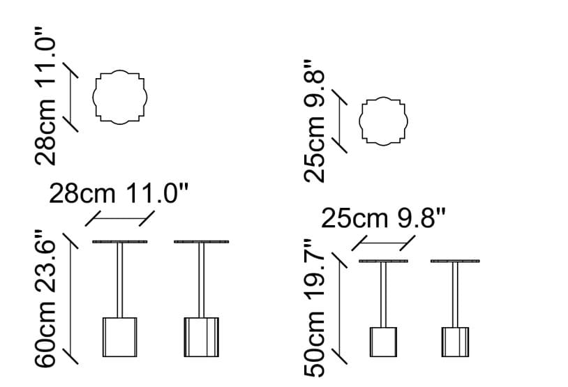 Высокий деревянный журнальный столик с мраморной столешницей NDESIGN Ezora ARCH-00065096 - Вид №3