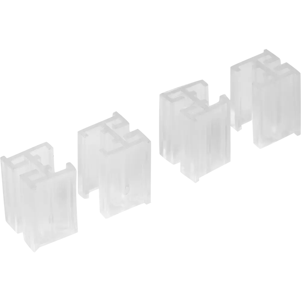 Фиксаторы Larvij для полок - прозрачные крепления 4 шт 13909512 STLM-0004000 - Вид №1