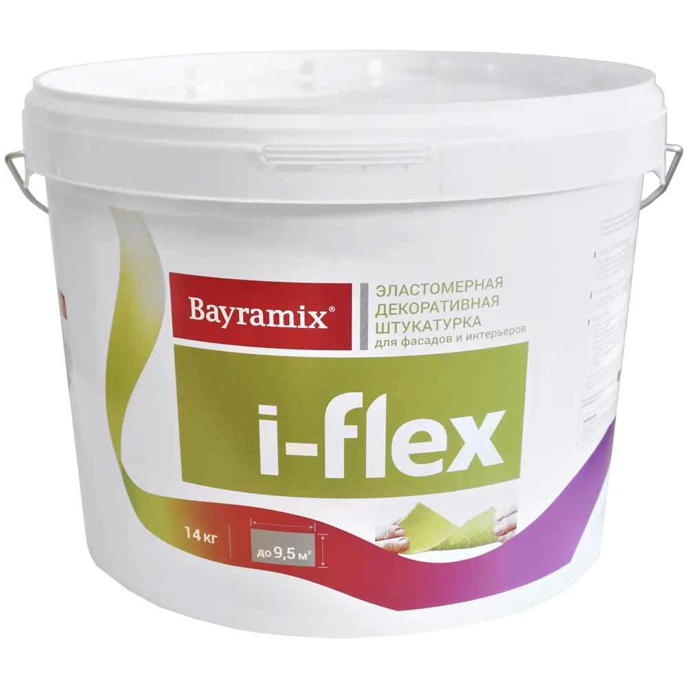 Эластичная декоративная штукатурка BAYRAMIX i-Flex для фасадов 14 кг 82879054 STLM-0037406 - Вид №1