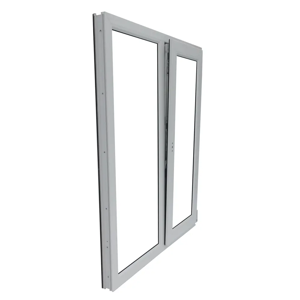 Окно пластиковое ПВХ VEKA двустворчатое 1200x1000 мм (ВхШ) двухкамерный стеклопакет белый/темный дуб STLM-2128761 - Вид №7