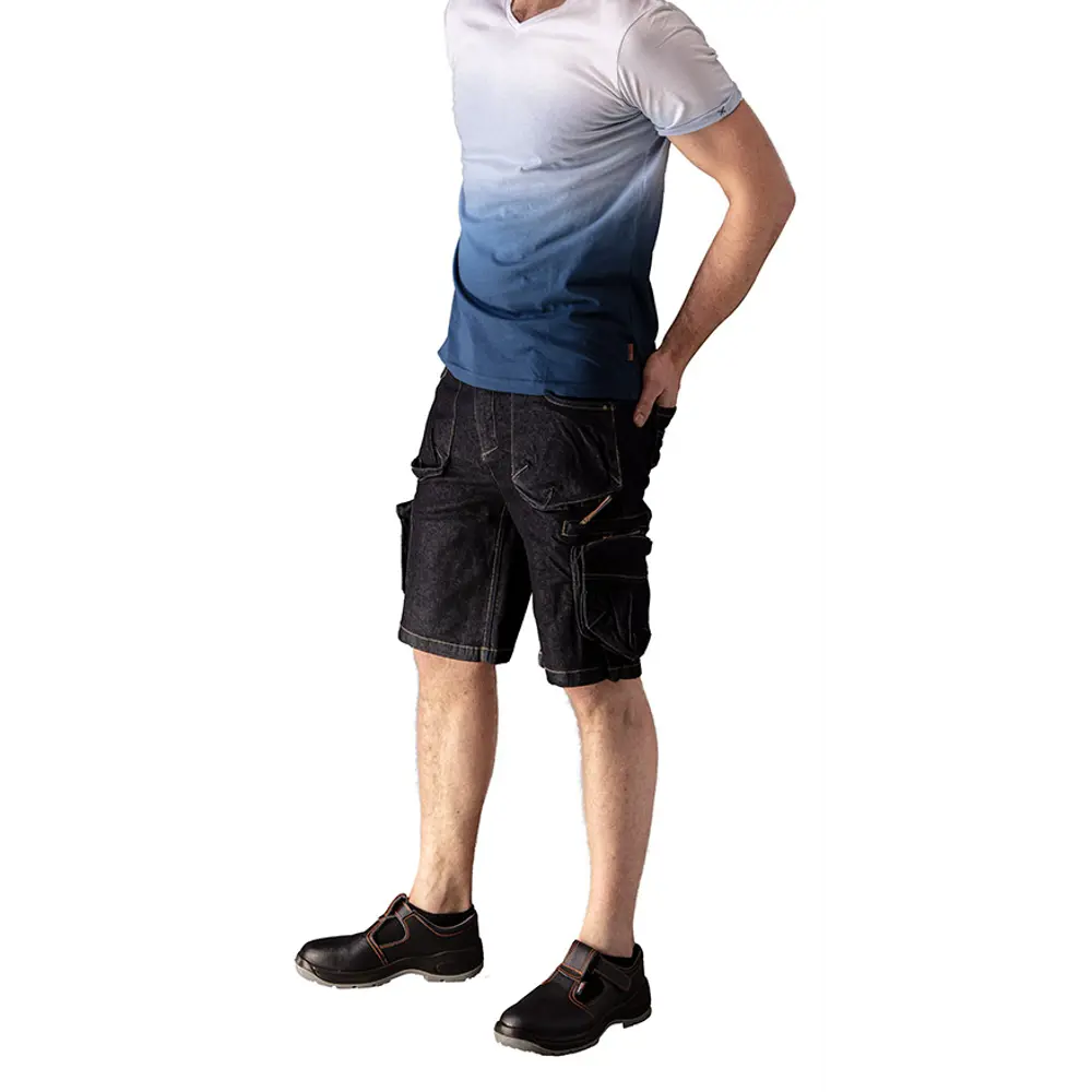 Футболка мужская Neo Tools Denim бело-синяя размер XXL рост 190 83304219 STLM-2115293  - Вид №2