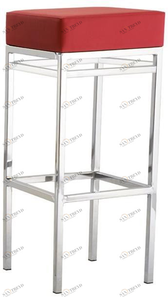 XLINE Высокий металлический табурет с подставкой для ног Granato 4101 