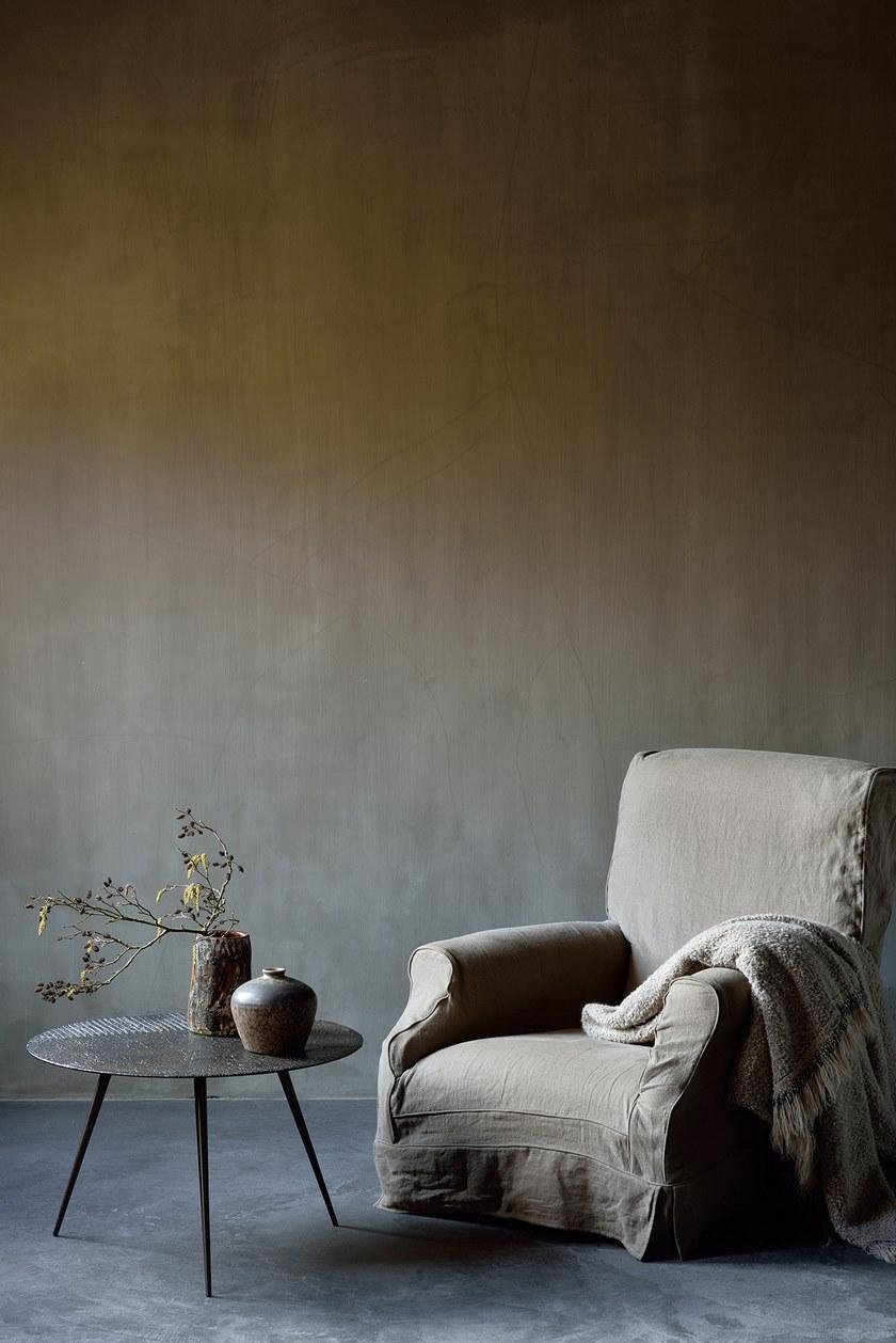 Ethnicraft Низкий круглый металлический журнальный столик sun-id-1473783 - Вид №5