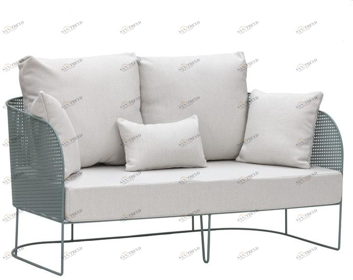 iSimar Садовый диван из ткани и стали Arena 8107